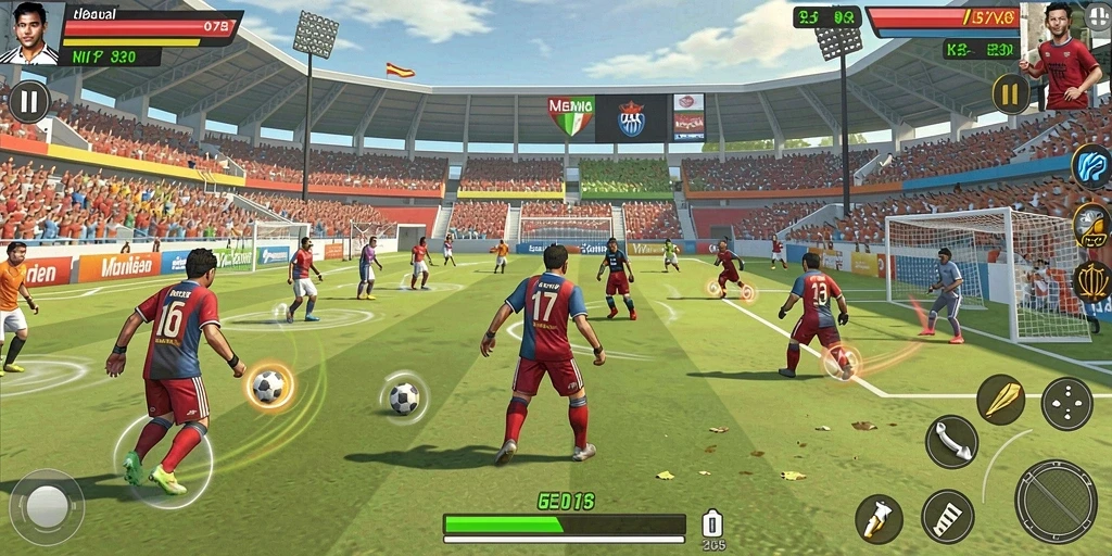 Screenshot menampilkan antarmuka permainan yang menarik.