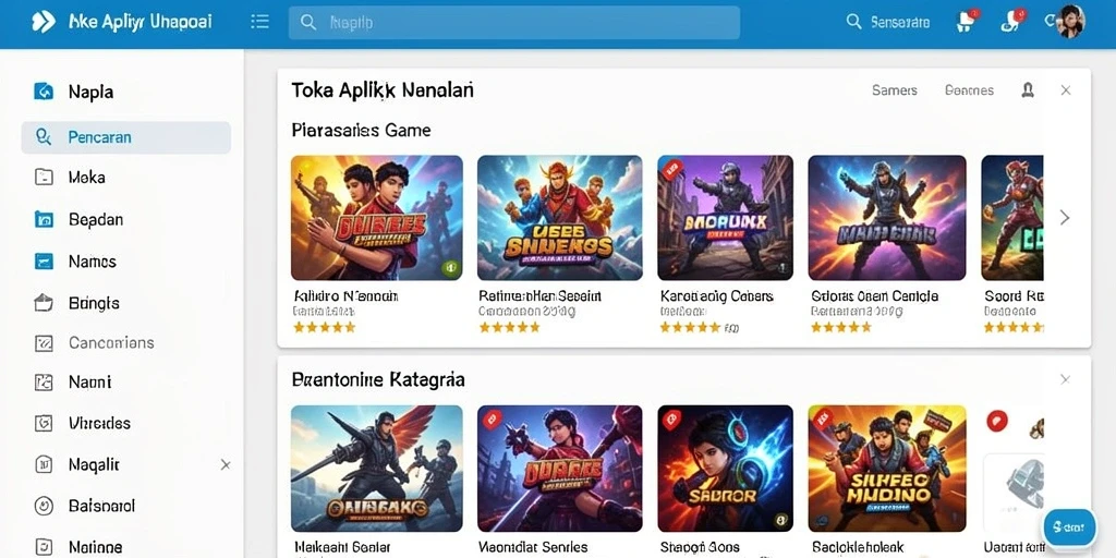 Tampilan antarmuka yang menarik dan mudah digunakan.