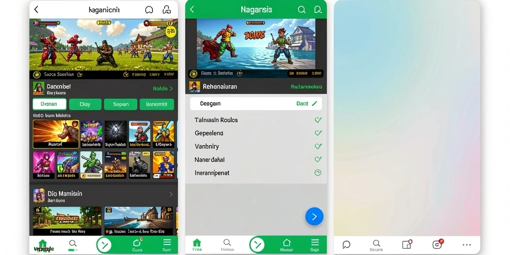 Screenshot menampilkan karakter utama dalam aksi petualangan.
