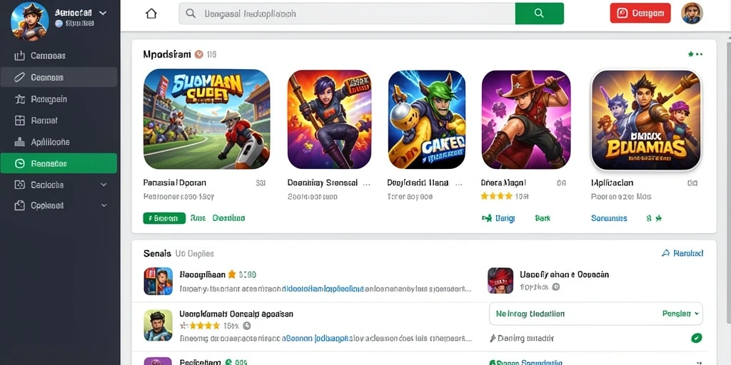 Screenshot menampilkan tampilan antarmuka utama yang menarik.