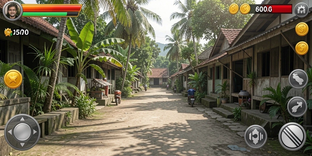 Tangkapan layar menunjukkan karakter siap untuk petualangan seru.
